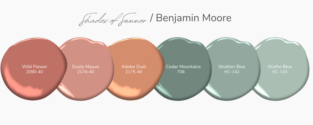 bradshaw designs shades of summer color palette