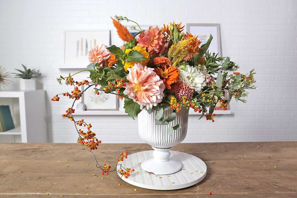 refresh your home for fall arrangement