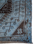 bradshaw designs blue sheeraz rug detail
