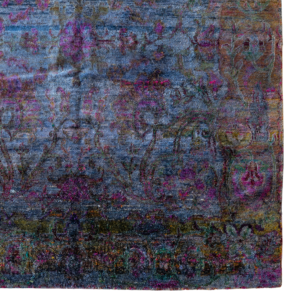 bradshaw designs kundun silk rug detail