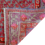 bradshaw designs red vintage khotan rug backing