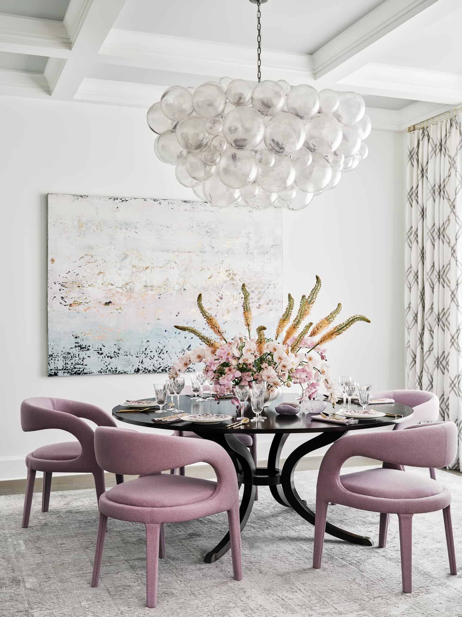 setting your holiday table modern dining room